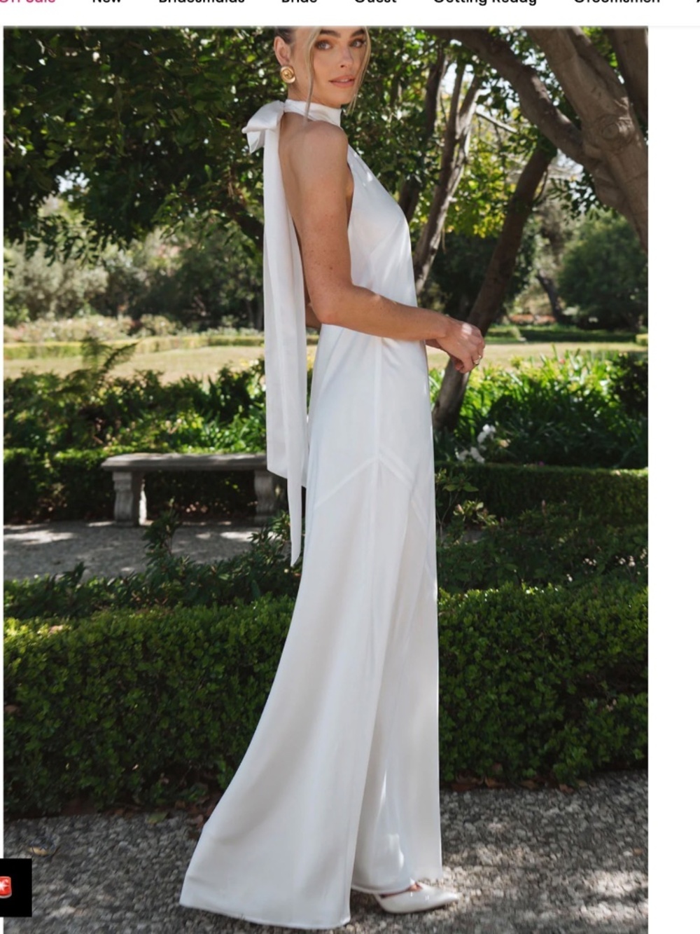NWOT SHOW ME YOUR MUMU LISA LUXE SATIN MAXI DRESS M - Picture 2 of 6